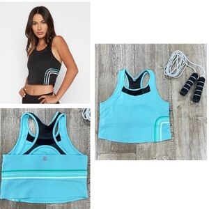 ⚡️🆕Threads 4 Thought Electra Crop Top in Aqua Splash ⚡️
